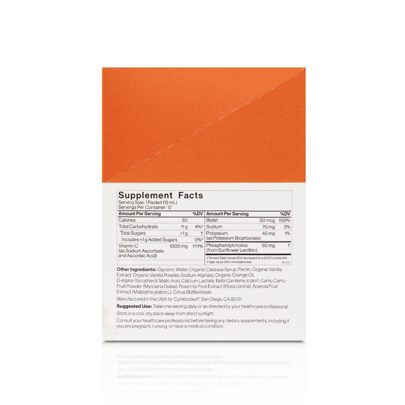 slide 3 of 6, CYMBIOTIKA Liposomal Vitamin C - 12ct, 12 ct