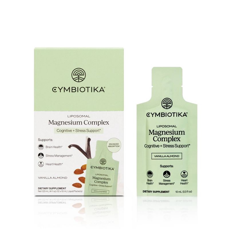 slide 2 of 6, CYMBIOTIKA Liposomal Magnesium Complex Vitamins - 12ct, 12 ct