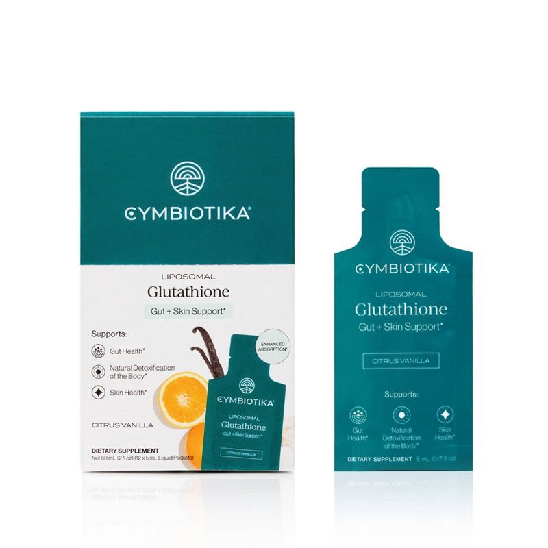 slide 2 of 6, CYMBIOTIKA Liposomal Glutathione Single Packet, 1 ct