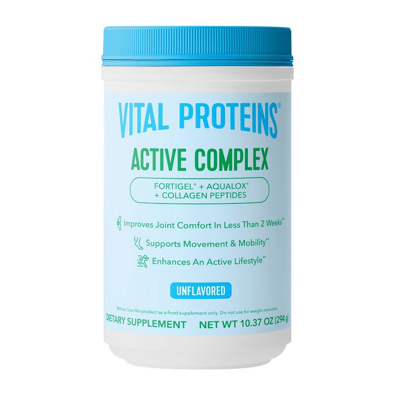 slide 1 of 10, Vital Proteins Active Complex Non-Caffeinated Protein Shake - 10.37oz - Unflavored, 10.37 oz