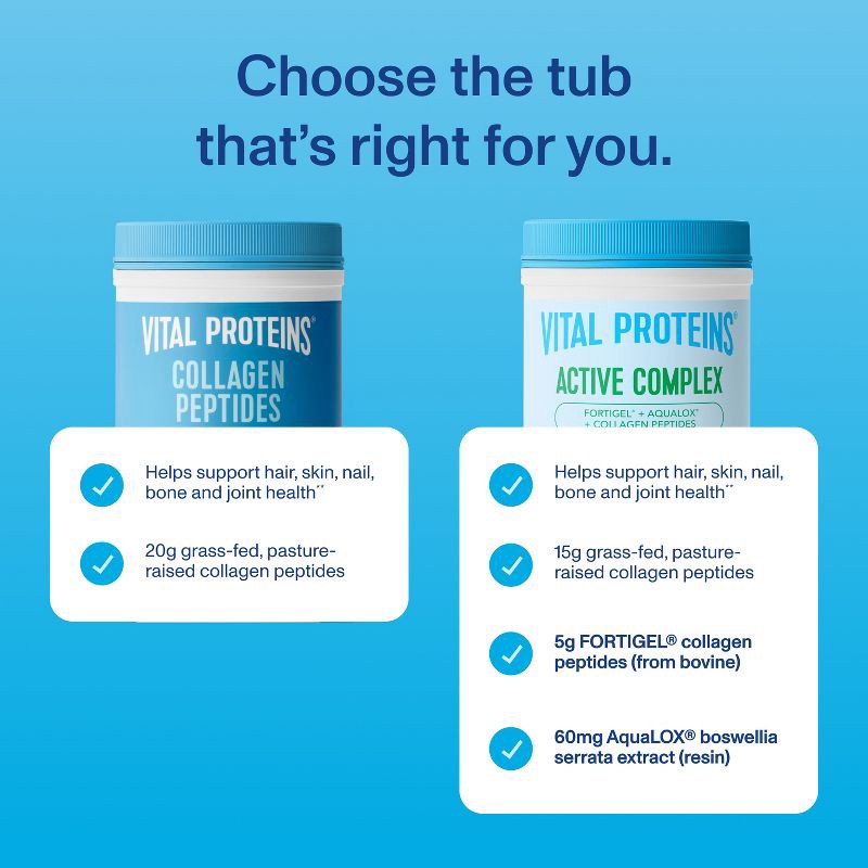 slide 7 of 10, Vital Proteins Active Complex Non-Caffeinated Protein Shake - 10.37oz - Unflavored, 10.37 oz