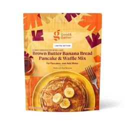 Brown Butter Banana Bread Flavored Pancake and Waffle Mix - 16oz - Good & Gather™