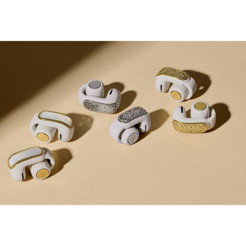 slide 6 of 8, Bose x Kendra Scott Ultra Open Earbuds - Rhodium Filigree, 1 ct
