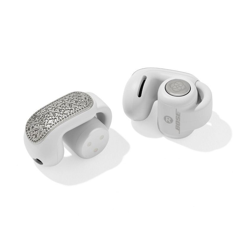 slide 1 of 8, Bose x Kendra Scott Ultra Open Earbuds - Rhodium Filigree, 1 ct