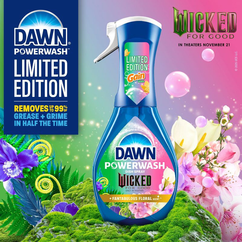 slide 3 of 10, Dawn Powerwash Dish Spray Wicked Fantabulous Floral Air Freshener - 16 fl oz, 16 fl oz