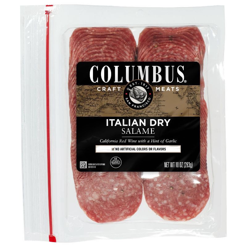 slide 1 of 2, Columbus Italian Dry Salami - 10oz, 10 oz