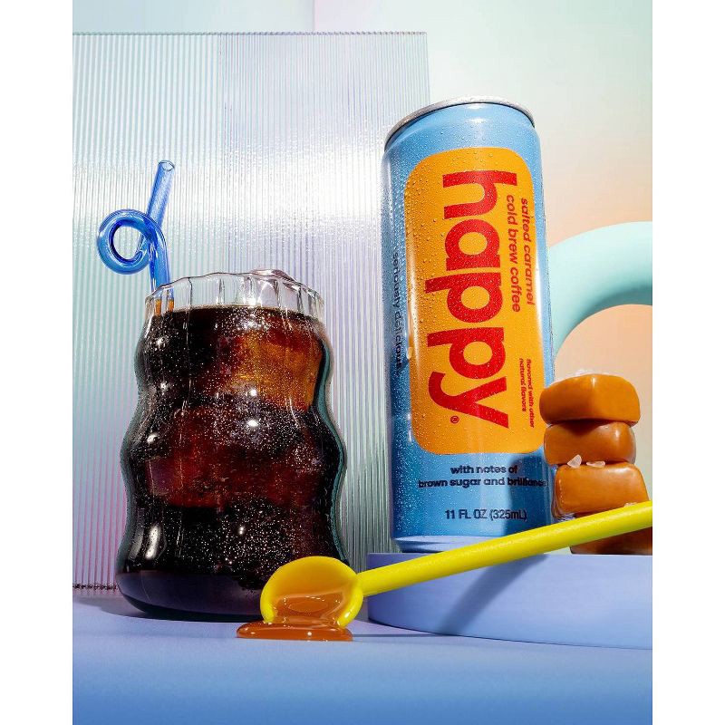 slide 2 of 2, Happy Salted Caramel Cold Brew RTD Coffee Drink - 11 fl oz, 11 fl oz