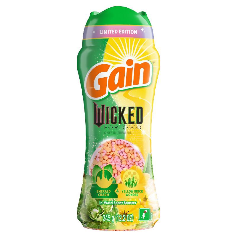 slide 12 of 14, Gain Wicked Laundry Scent Booster Beads, Limited Edition Charm & Yellow Brick Wonder - 12.2oz, 12.2 oz