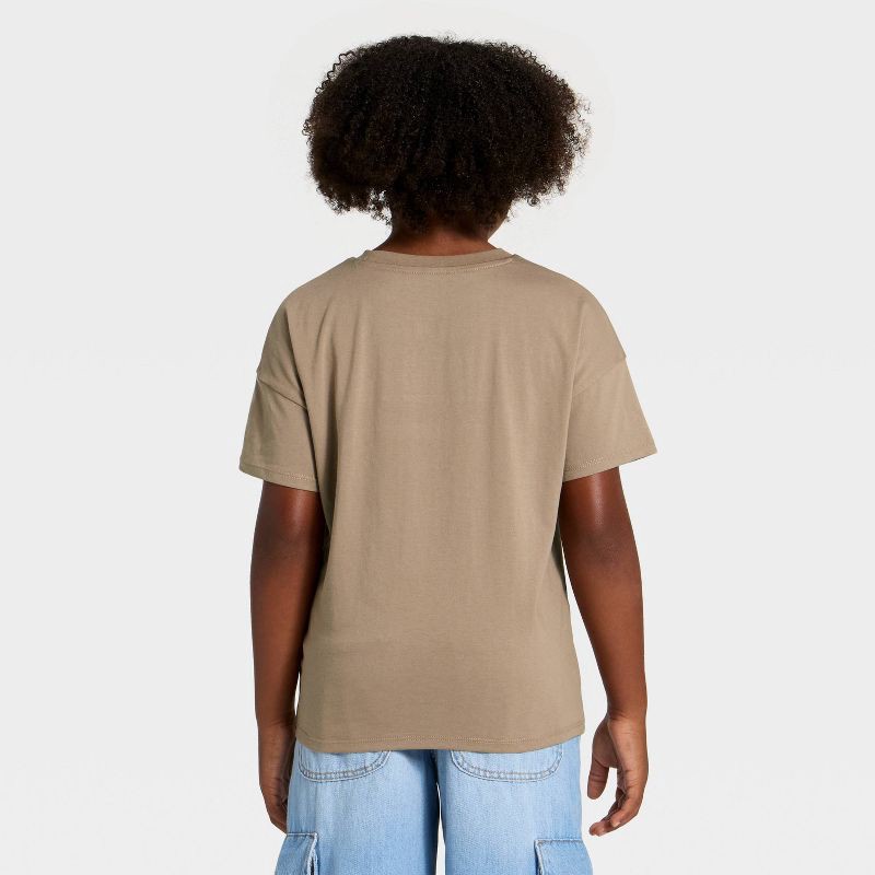slide 2 of 3, Grayson Threads Kids Boys' Short Sleeve 'Hawaii' Oversized Graphic T-Shirt - Brown S, 1 ct