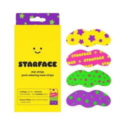 Starface Star Strips Pore-Clearing Nose Strips - Assorted Pack - 8ct: Vegan, Suitable For Acne-Prone Skin, Unscented