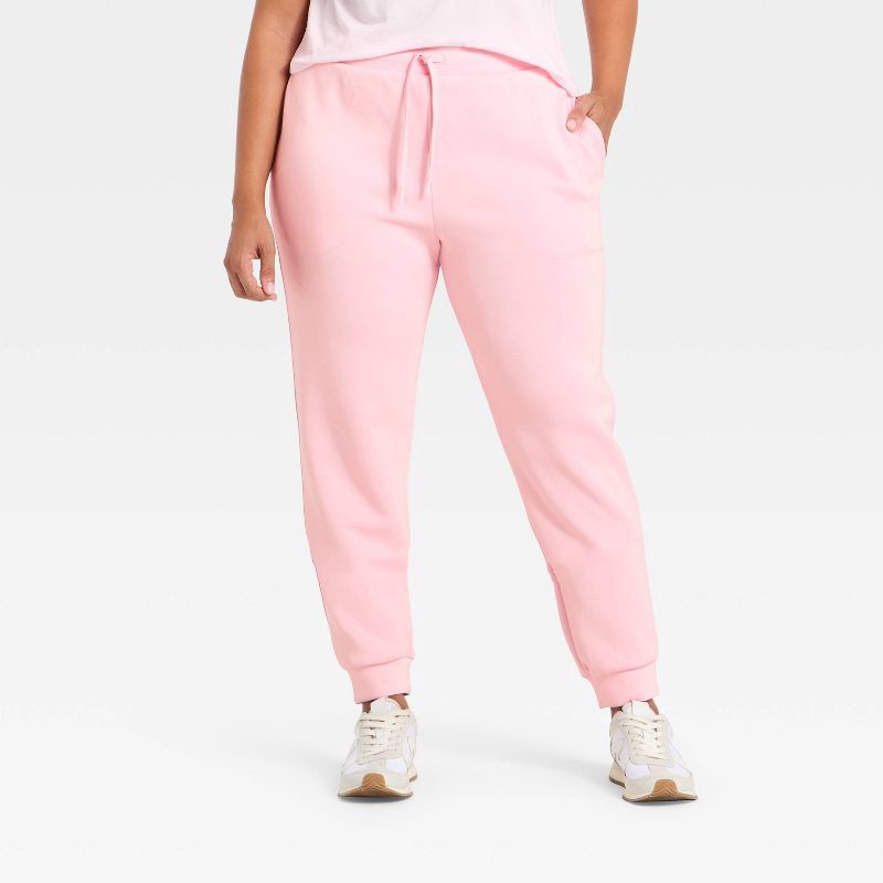 slide 4 of 5, Women's Airy Sleek Jogger Sweatpants - All In Motion™ Light Pink S, 1 ct
