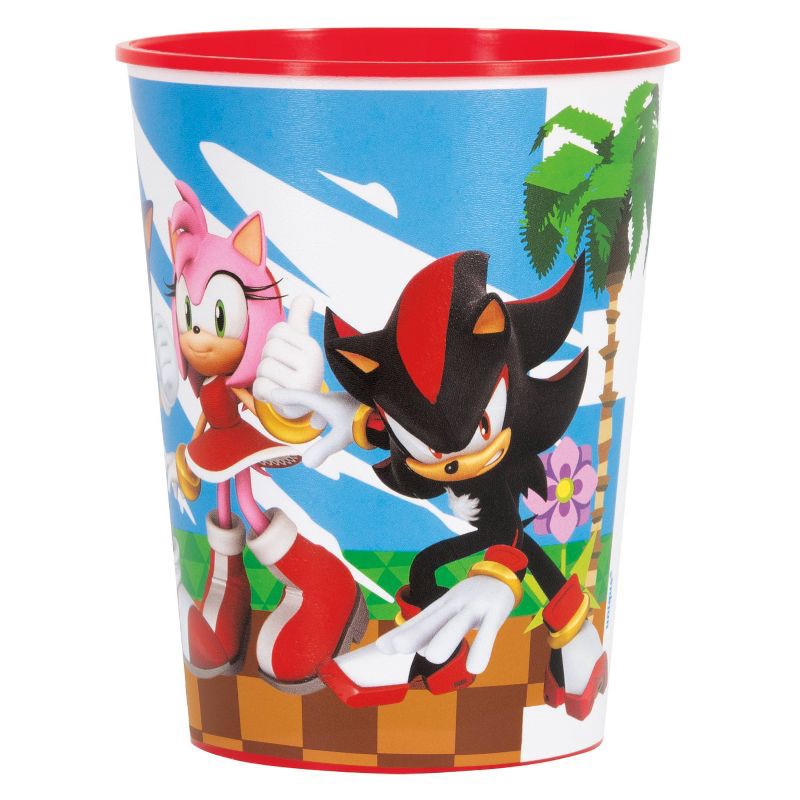 slide 3 of 5, Sonic the Hedgehog 16oz Plastic Cup, 16 oz