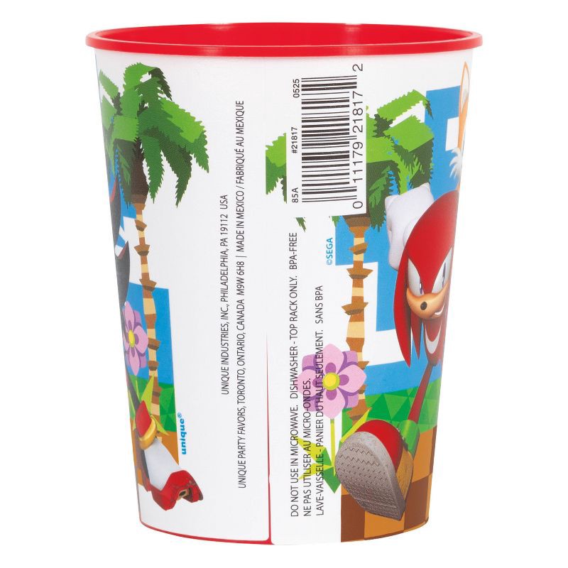 slide 4 of 5, Sonic the Hedgehog 16oz Plastic Cup, 16 oz