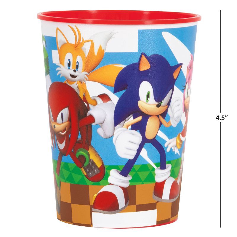 slide 5 of 5, Sonic the Hedgehog 16oz Plastic Cup, 16 oz
