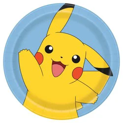 Pokemon 9" 8ct Party Dinner Paper Plates