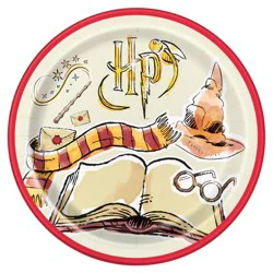 Harry Potter 9" 8ct Party Paper Dinner Plates