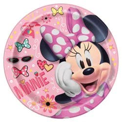 Minnie Mouse 9" 8ct Party Dinner Paper Plates
