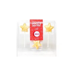 Coco Bakery Holiday Christmas Star Shaped Cake Pop - 3.6oz/3ct