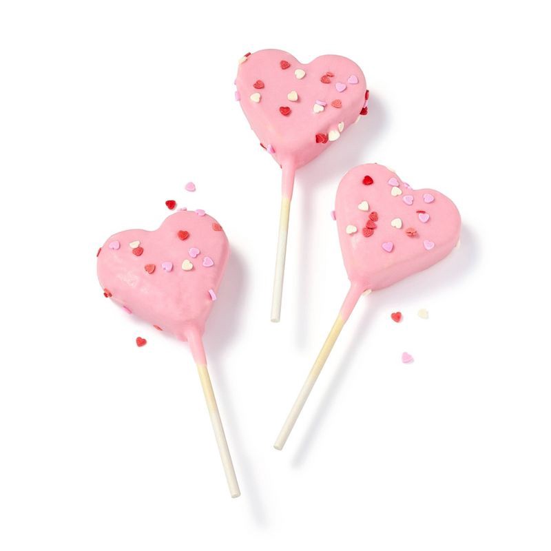 slide 3 of 3, Heart Shaped Cake Pop - 5.3oz/3ct - Favorite Day™, 5.3 oz, 3 ct