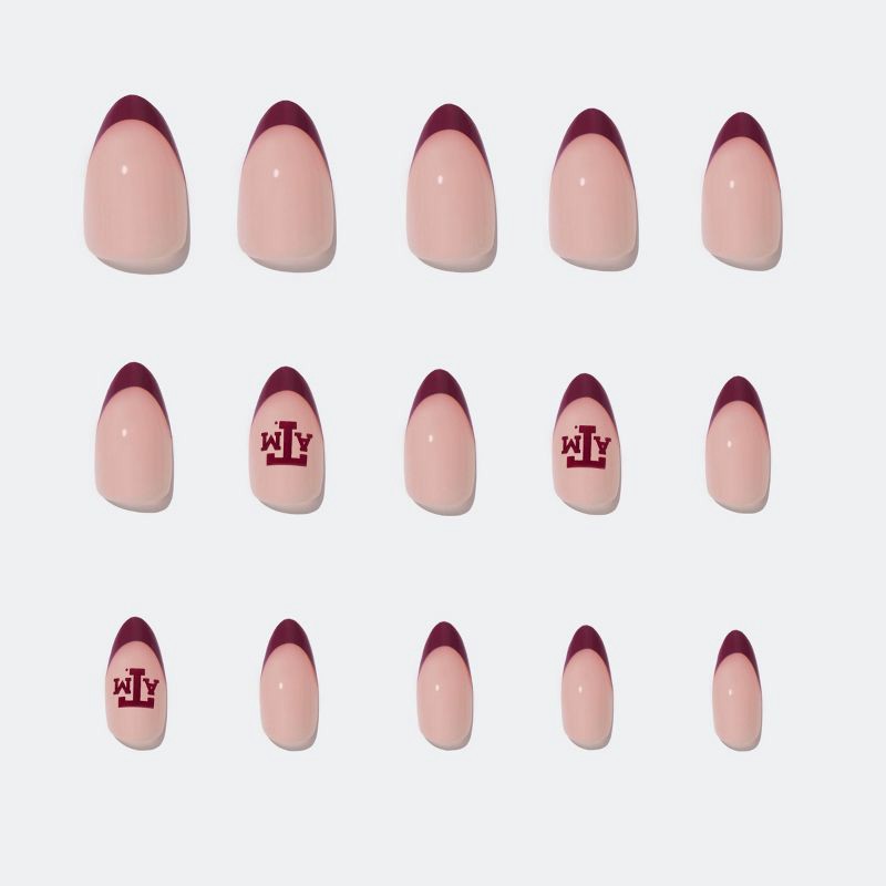 slide 5 of 5, Glamnetic x Fanatics Texas A&M Aggies Press-On Nails - 30ct - Ulta Beauty, 30 ct