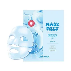 TONYMOLY PDRN + Hyaluronic Acid Overnight Hydrogel Mask - 33g: Facial Treatment, For Normal Skin, Unscented