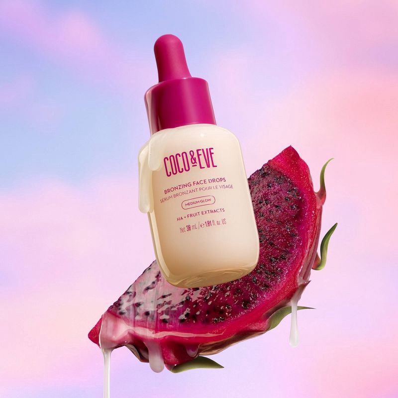 slide 5 of 6, Coco & Eve Bronzing Face Drops - Medium Glow - 1.01 fl oz - Ulta Beauty, 1.01 fl oz