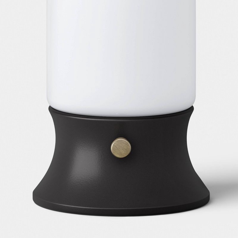 slide 4 of 4, Mini Lamp Lantern Style Black - Room Essentials™, 1 ct