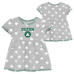 NBA Boston Celtics Toddler Gray Dress - 2T
