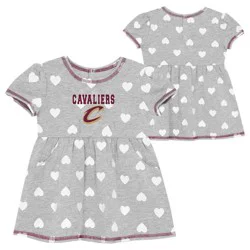 NBA Cleveland Cavaliers Toddler Gray Dress - 2T