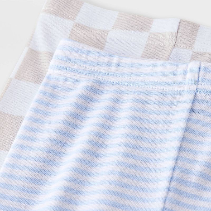 slide 3 of 4, Toddler Girls' 4pc Hot Wheels Cotton Pajama Set - Blue/Tan 5T, 4 ct