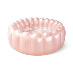 MINNIDIP 13' x 13' x 6' Tufted Pool - Blush Pearlescent