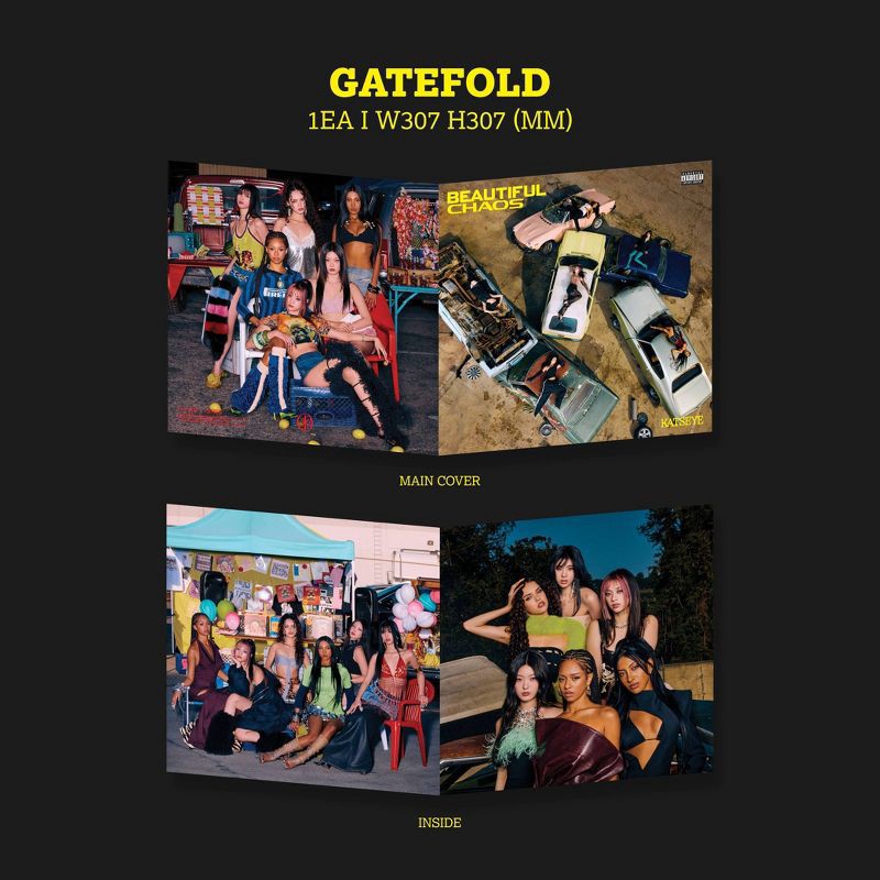 slide 6 of 10, Universal Music Group KATSEYE - BEAUTIFUL CHAOS (Target Exclusive, Vinyl), 1 ct