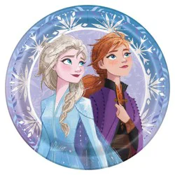 Frozen 9" 8ct Paper Party Dinner Plates