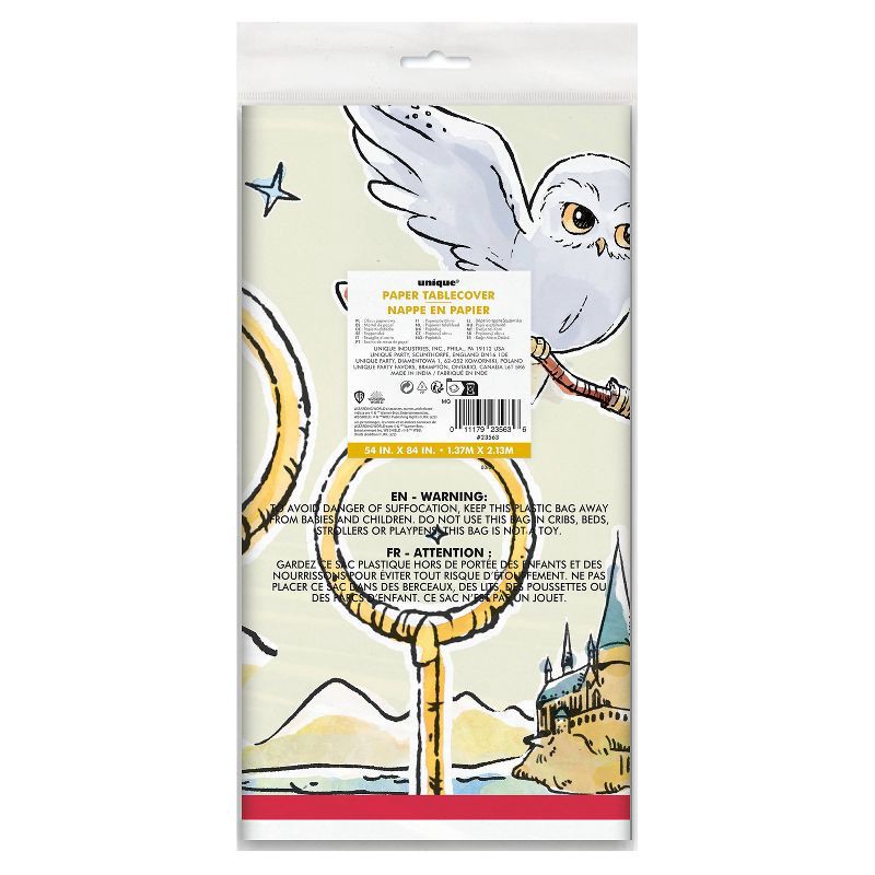 slide 3 of 5, Harry Potter Paper Table Cover, 1 ct