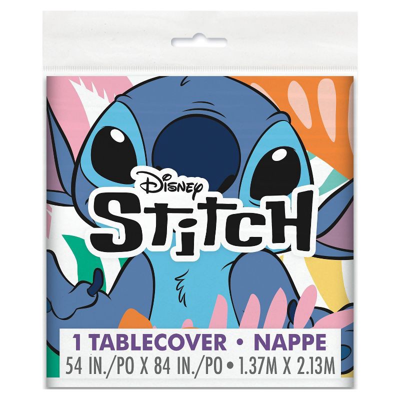 slide 4 of 5, Stitch Plastic Table Cover, 1 ct