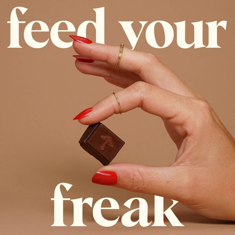 slide 10 of 12, Alice Mushrooms Happy Ending Mushroom Dietary Supplement Chocolates - 8ct, 8 ct