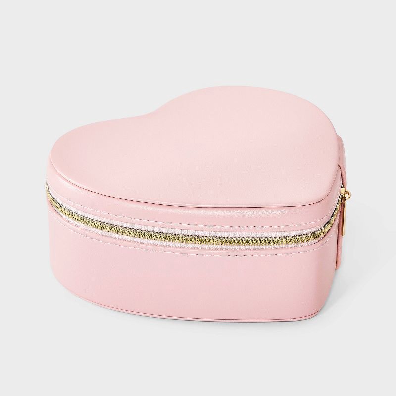 slide 1 of 2, Heart Jewelry Organizer - A New Day™ Pink, 1 ct