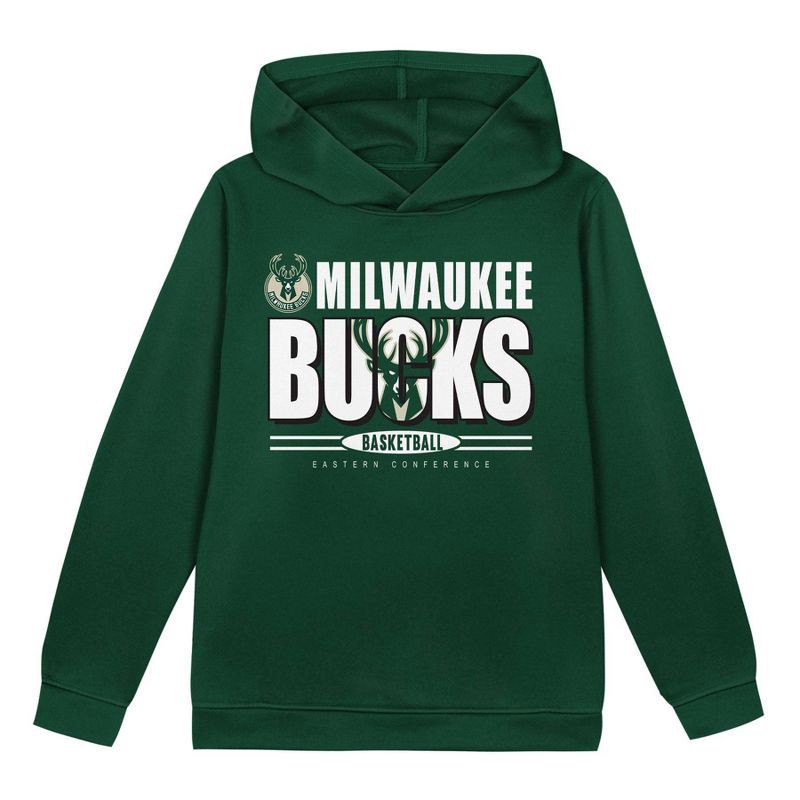 slide 1 of 1, NBA Milwaukee Bucks Toddler Performance Hoodie - 2T, 1 ct