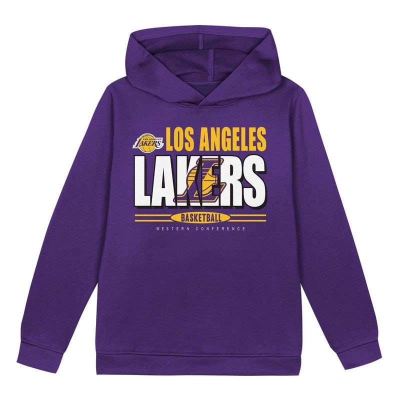 slide 1 of 1, NBA Los Angeles Lakers Toddler Performance Hoodie - 4T, 1 ct