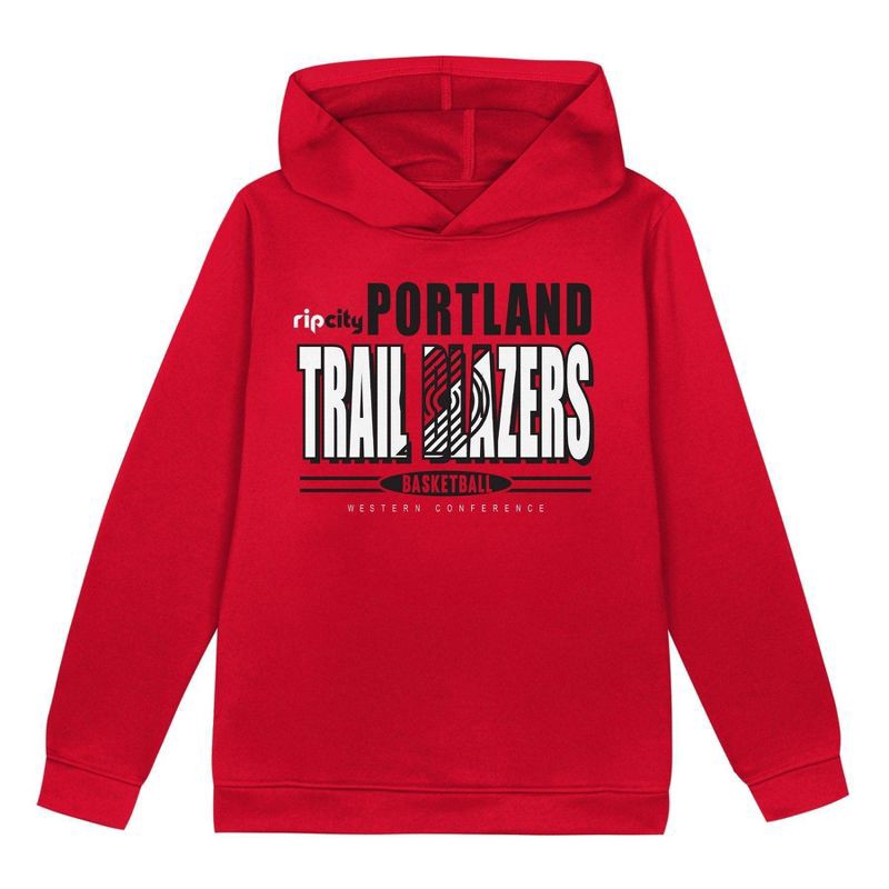 slide 1 of 1, NBA Portland Trail Blazers Toddler Performance Hoodie - 4T, 1 ct