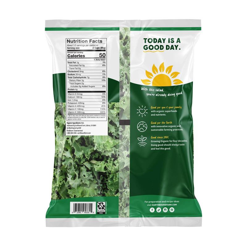 slide 4 of 4, Earthbound Farm Fresh Organic Chopped Kale - 10oz, 10 oz