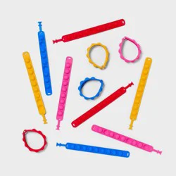 12ct Valentine's Day Pop-It Bracelets Party Favor Set - Spritz™