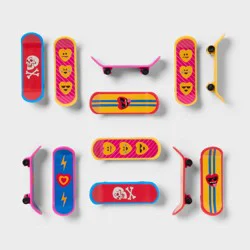 16ct Valentine's Day Mini Skateboards Party Favor Set - Spritz™