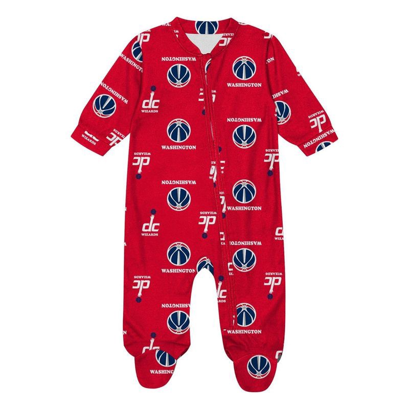 slide 2 of 3, NBA Washington Wizards Newborn Bodysuit - 0-3 Months, 1 ct