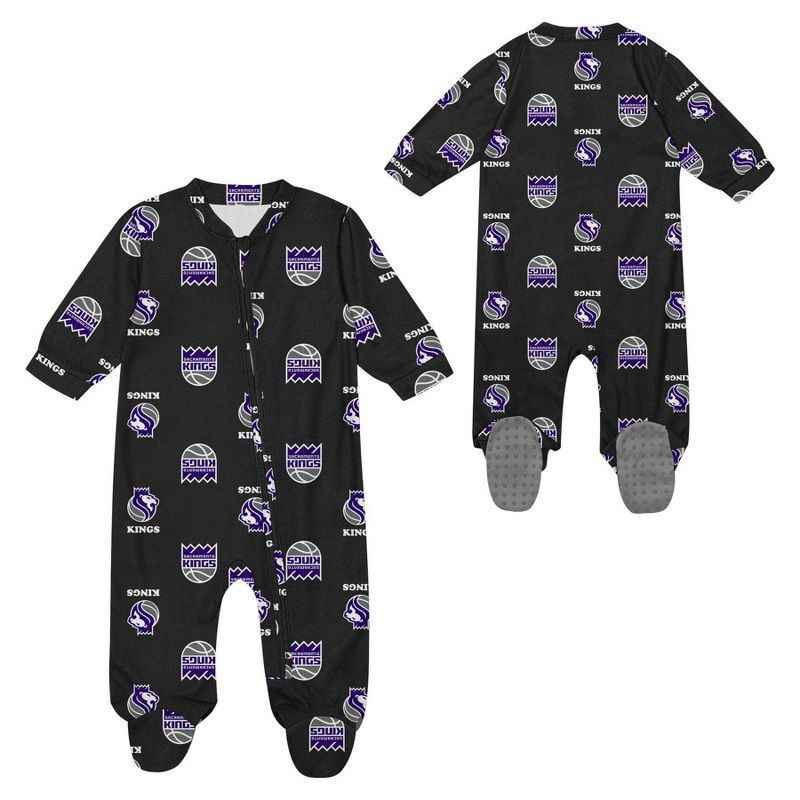 slide 1 of 3, NBA Sacramento Kings Newborn Bodysuit - 3-6 Months, 1 ct