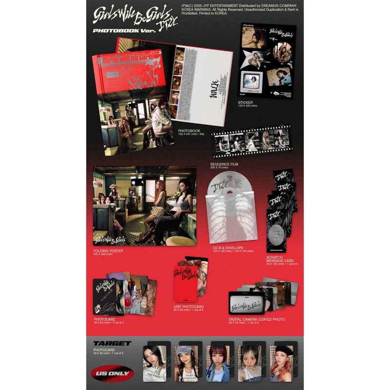 slide 3 of 4, Universal Music Group ITZY - Girls Will Be Girls (Photobook Version) (Target Exclusive, CD), 1 ct