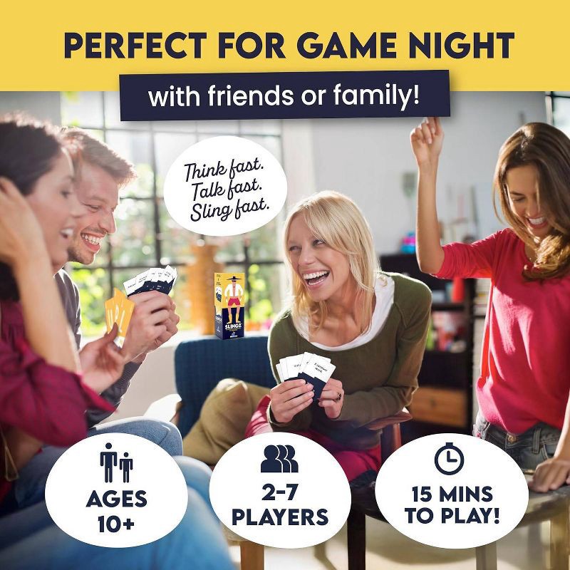 slide 7 of 8, Blue Orange Slingz The hilarious Game of Categories Game, 1 ct