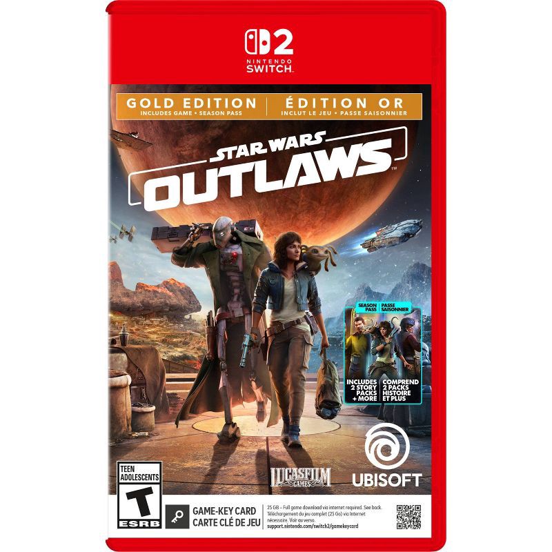 slide 1 of 8, Ubisoft Star Wars Outlaws GOLD Edition - Nintendo Switch 2, 1 ct
