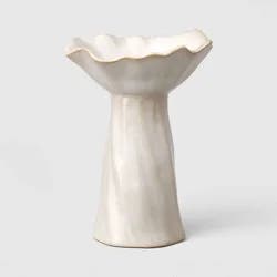Short Sculpted Foliage Taper Candle Holder - Threshold™