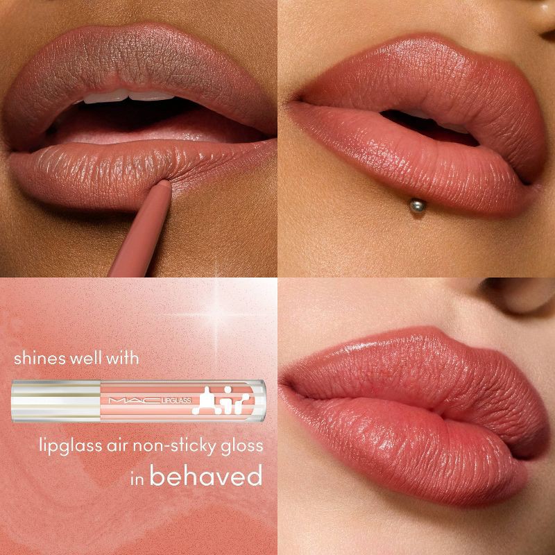 slide 4 of 4, MAC Lip Glazer - Velvet Teddy - 0.05oz - Ulta Beauty, 0.05 oz